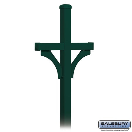 Salsbury Industries 4872GRN mailbox post, additional view