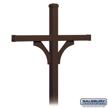 Salsbury Industries 4874BRZ mailbox post, additional view