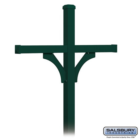 Salsbury Industries 4874GRN mailbox post, additional view