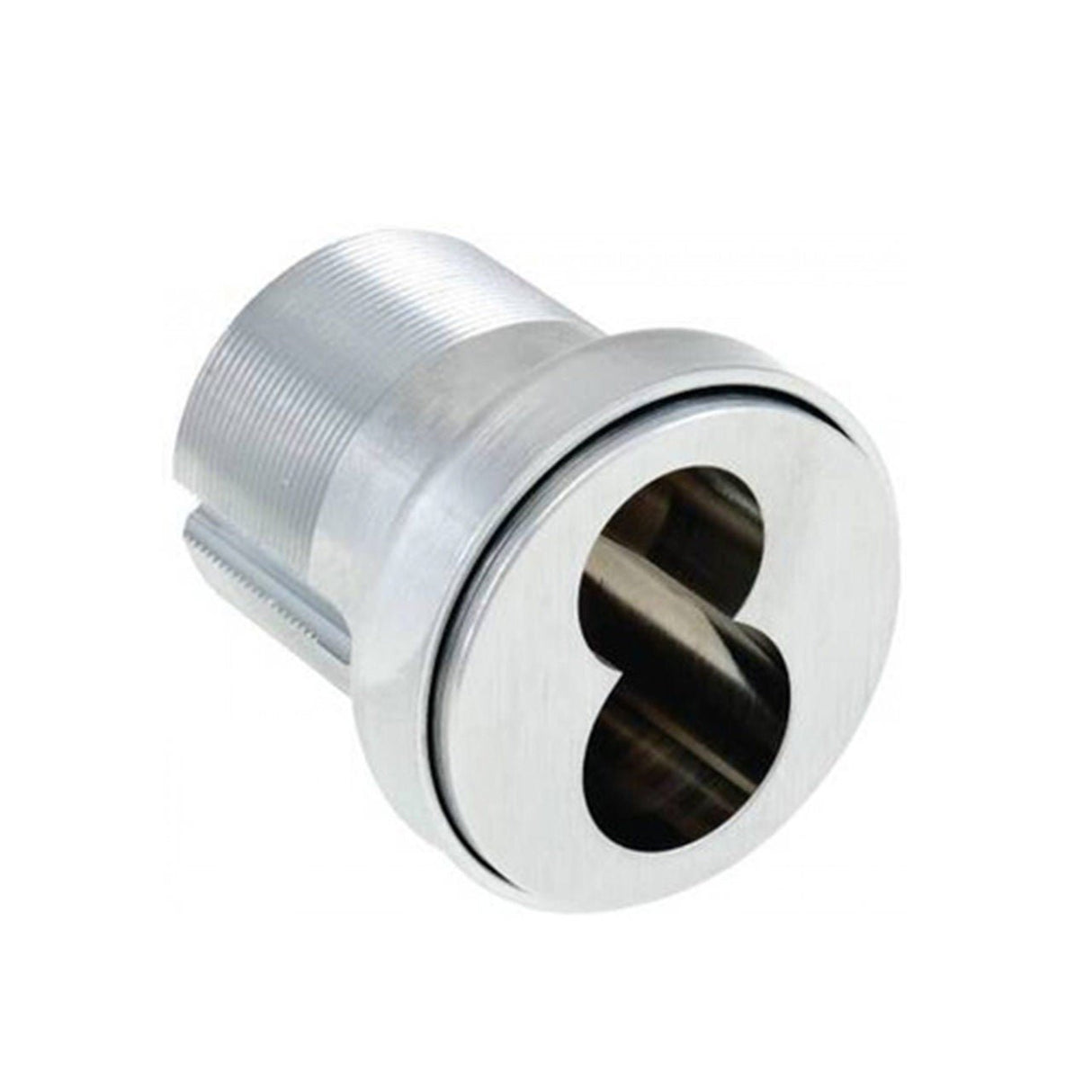 Sargent 604332D 1-3/8 Inch Large Format Mortise Cylinder Housing Less Interchangeable Core Satin Stainless Steel