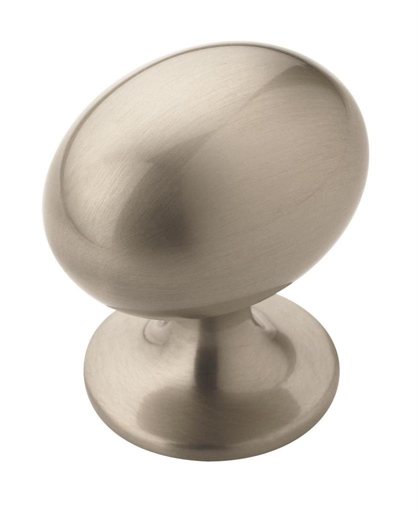 Amerock TEN53018G10 Everyday Heritage 1-3/8 inch (35mm) Length Satin Nickel Cabinet Knob - 10 Pack