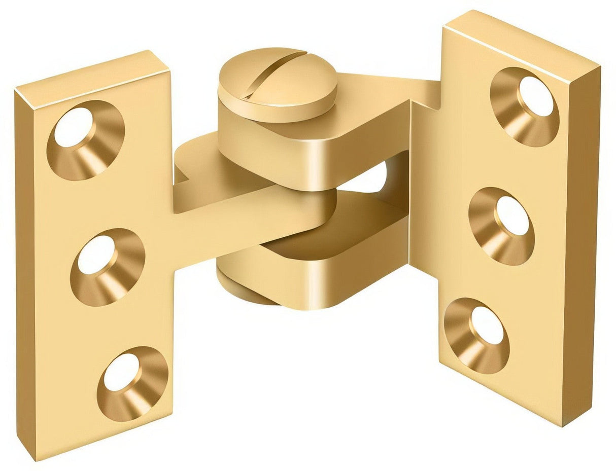 Deltana SBIH2510CR003 lifetime polished brass pivot hinge