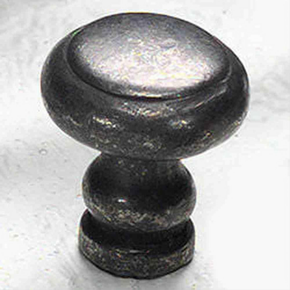 Schaub and Company 132-DP Artifex Design Round Cabinet Knob With 1-1/8" Diameter Cabinet Pull Dark Pewter