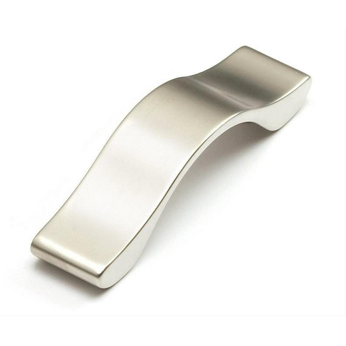 Schaub and Company 244-064-15 Italian Designs Collection Wave Series Cabinet Arch Cabinet Pull Satin Nickel / 64mm