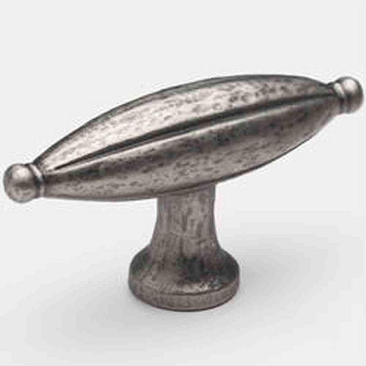 Schaub and Company 253-VN Siena Design Oval Cabinet Knob With 2-7/8" Diameter Vibra Nickel
