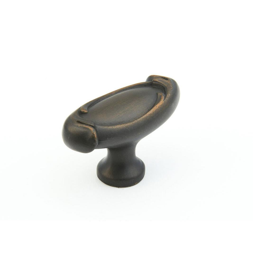 Schaub and Company 261-ABZ French Farm Design Designer Cabinet Knob With 1-7/8" Diameter Ancient Bronze