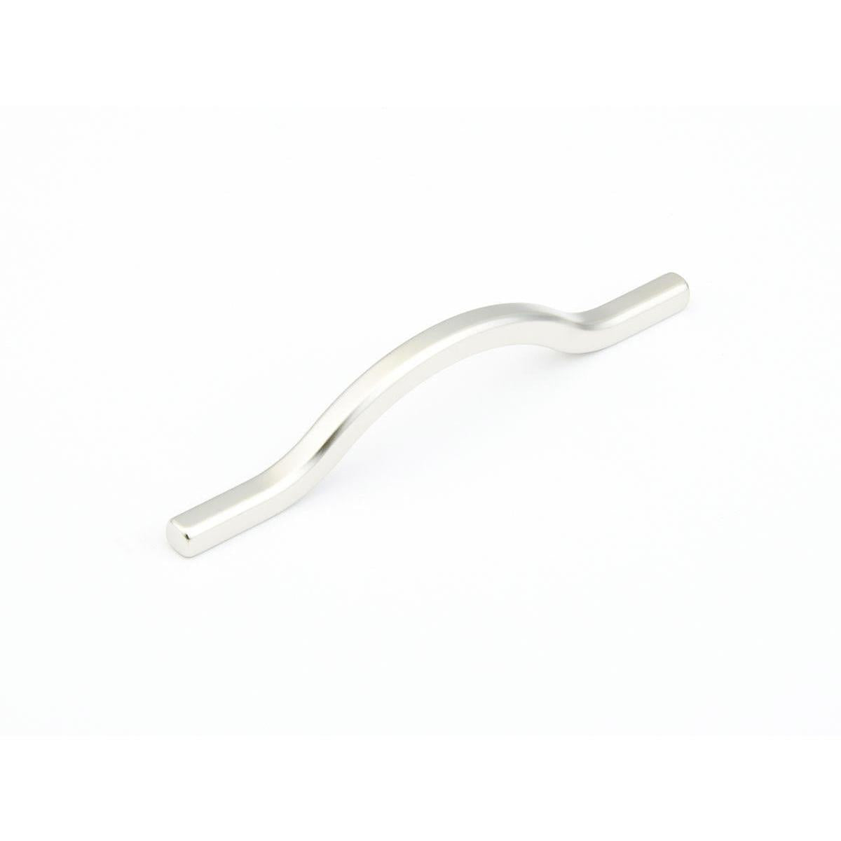 Schaub and Company 308-15 Sorrento Collection 96 / 128 mm Center Cabinet Arch Wire Cabinet Pull Satin Nickel