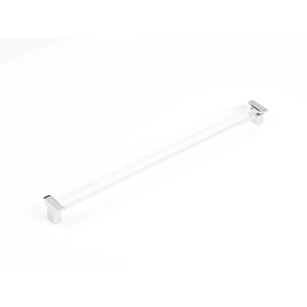 Schaub and Company 318-26-CL Positano Collection 320 mm Center Cabinet Bar Cabinet Pull Chrome Clear