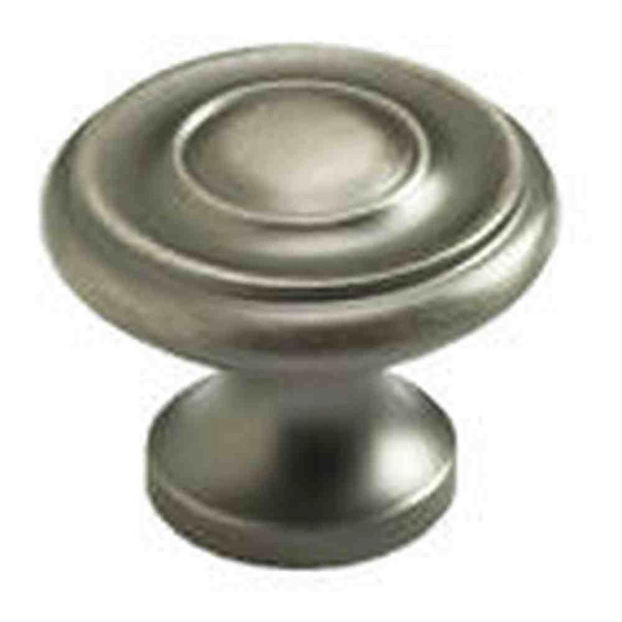 Schaub and Company 703-AN Solid Traditional Design Mushroom Cabinet Knob With 1-1/4" Diameter Antique Nickel