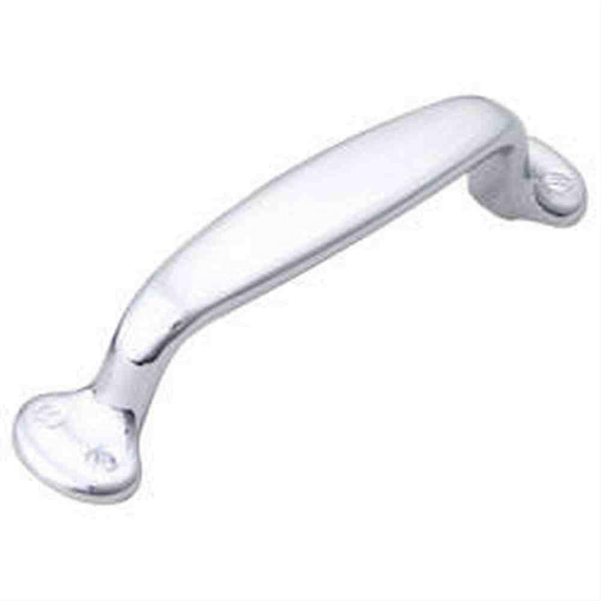 Schaub and Company 742-26 Solid Traditional Design Cabinet Pull With 4" Center to Center Chrome