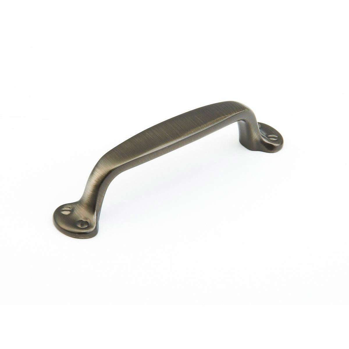 Schaub and Company 742-AN Solid Traditional Design Cabinet Pull With 4" Center to Center Antique Nickel