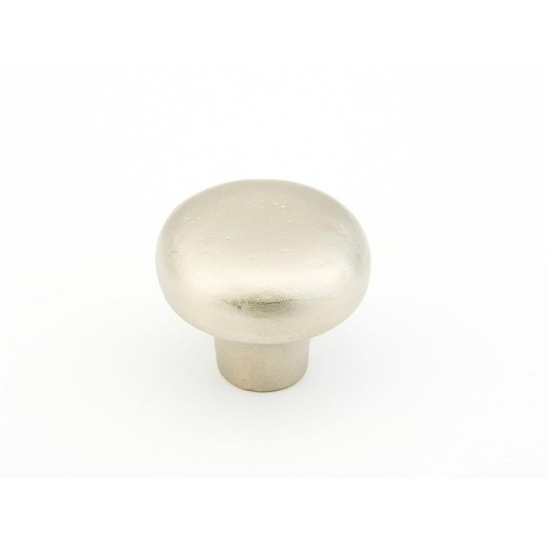 Schaub and Company 773-AS Bronze Mountain Design Mushroom Cabinet Knob With 1-5/8" Diameter Antique Silver