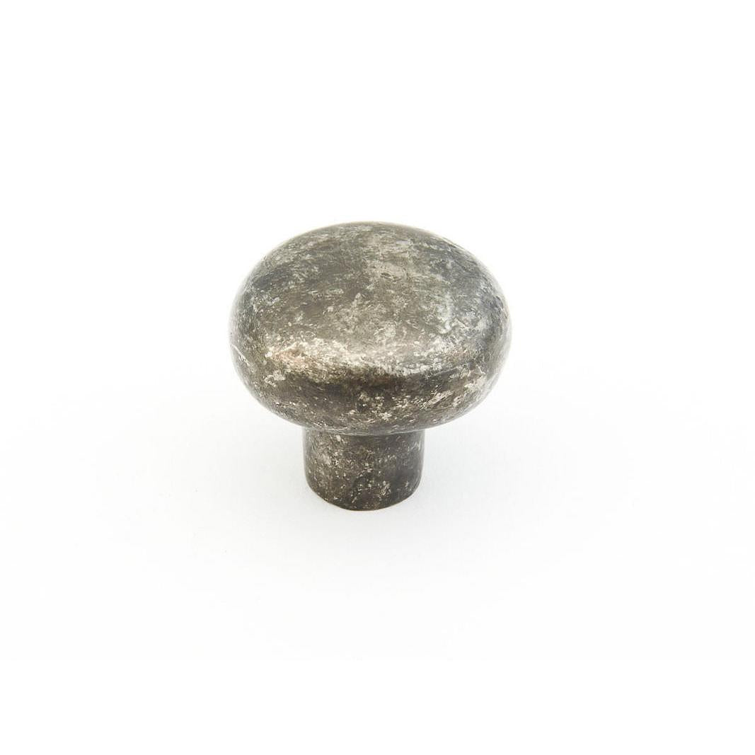 Schaub and Company 773-DP Bronze Mountain Design Mushroom Cabinet Knob With 1-5/8" Diameter Dark Pewter
