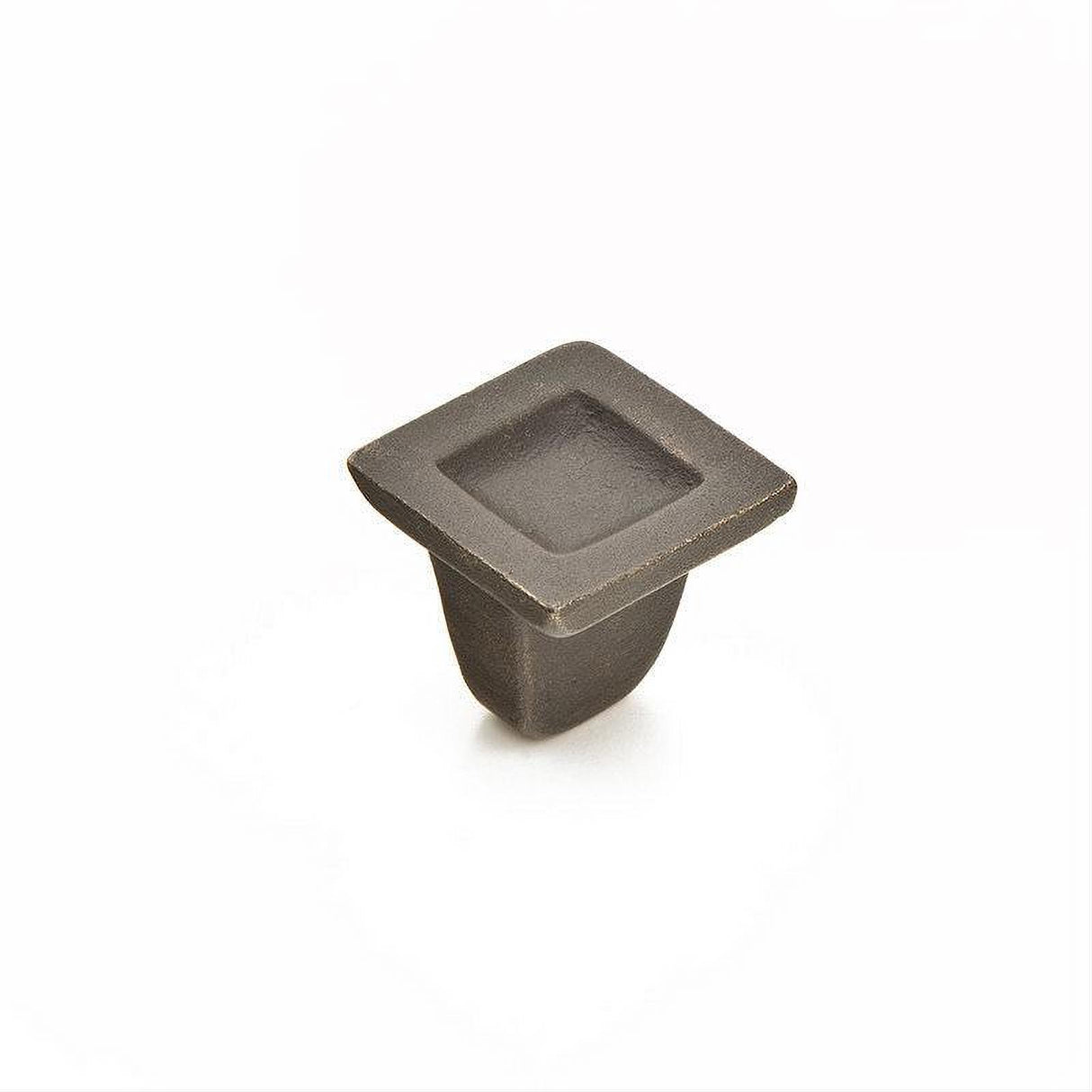 Schaub and Company 810-BB Vinci Collection 1-1/4" x 1-1/4" Square Cabinet Knob Black Bronze