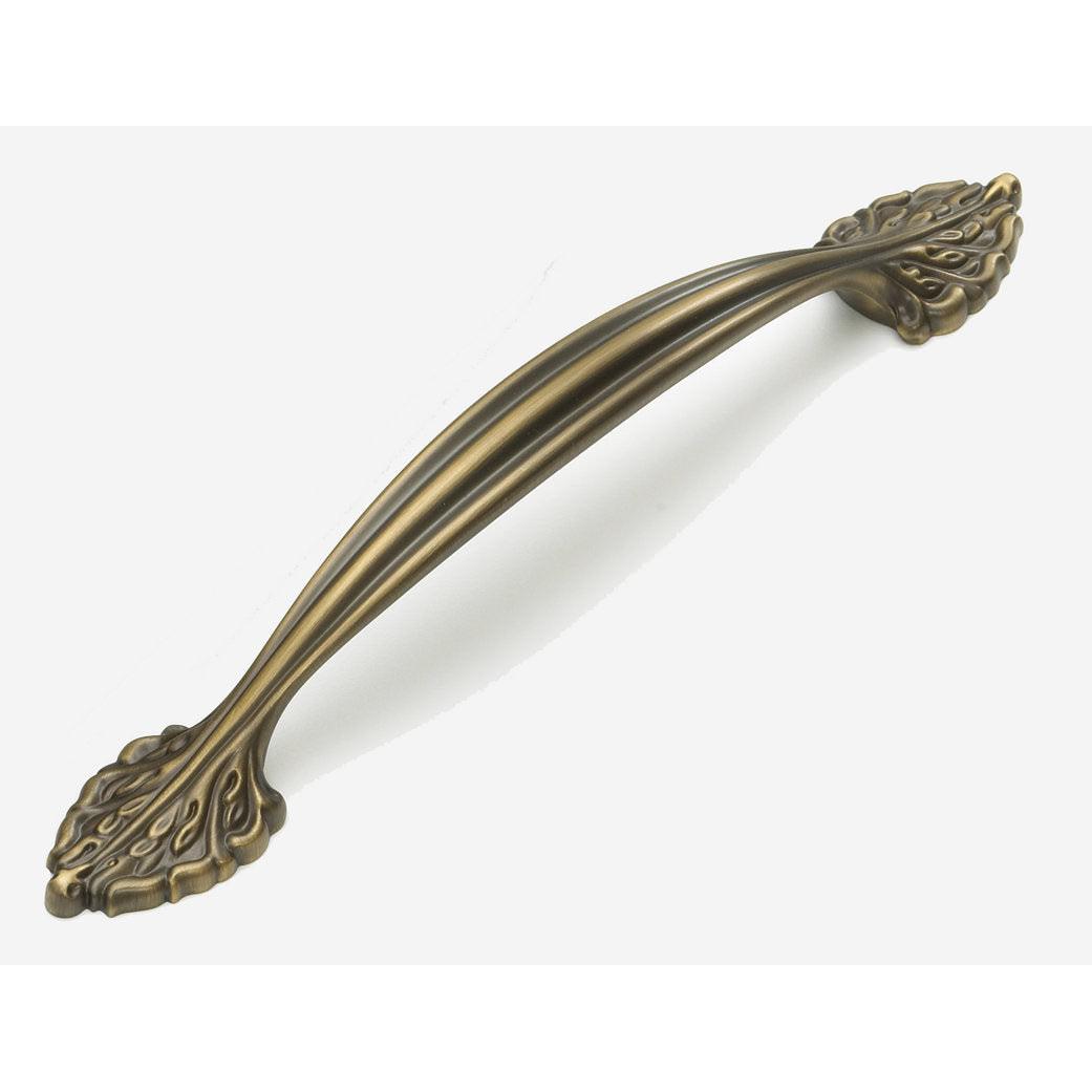 Schaub and Company 8716-RB Corinthian Design Arch Cabinet Pull with 6" Center to Center Redington Brass