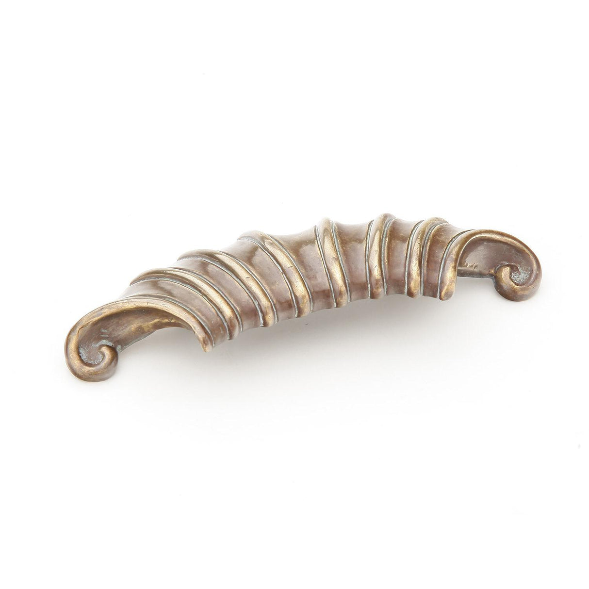Schaub and Company 915-MBR French Court Series 2 Inch Center Cabinet Cup Cabinet Pull Monticello Brass