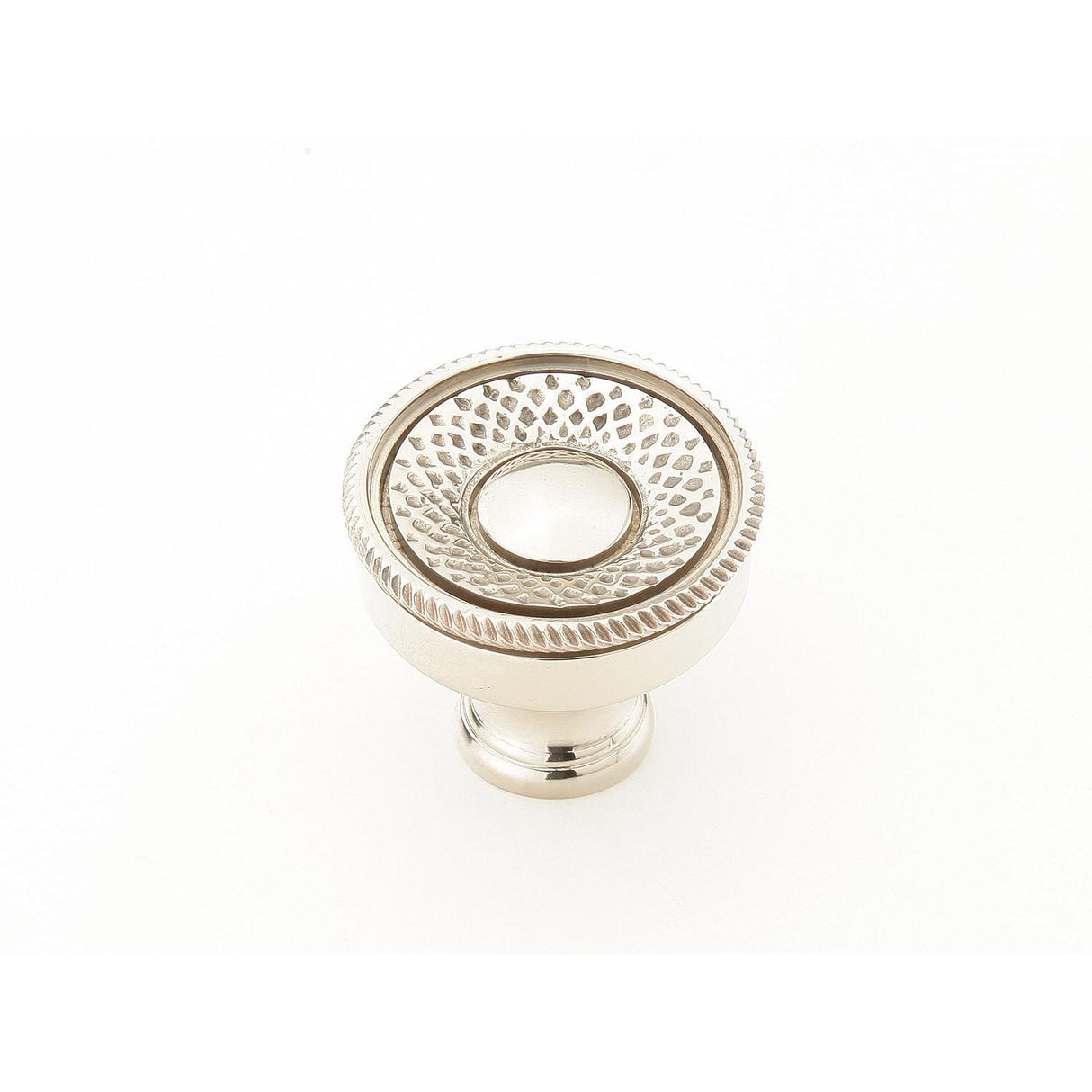 Schaub and Company 927-WB-DAB Traditional and Contemporary Series 1-1/4" Diameter Mushroom Cabinet Knob White Brass