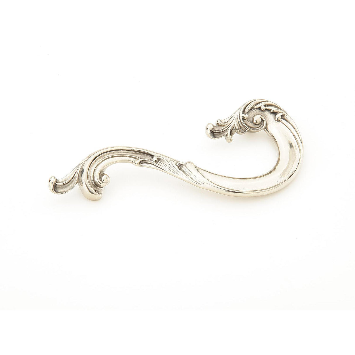 Schaub and Company 935R-WB Maitland-Smith Design Designer Cabinet Pull With 3-1/2" Center to Center White Brass