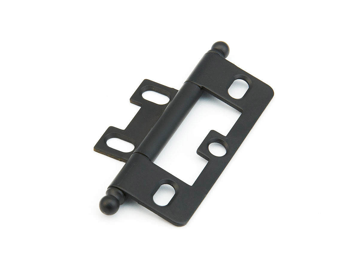 Schaub and Company 1100B-FB matte black cabinet hinge