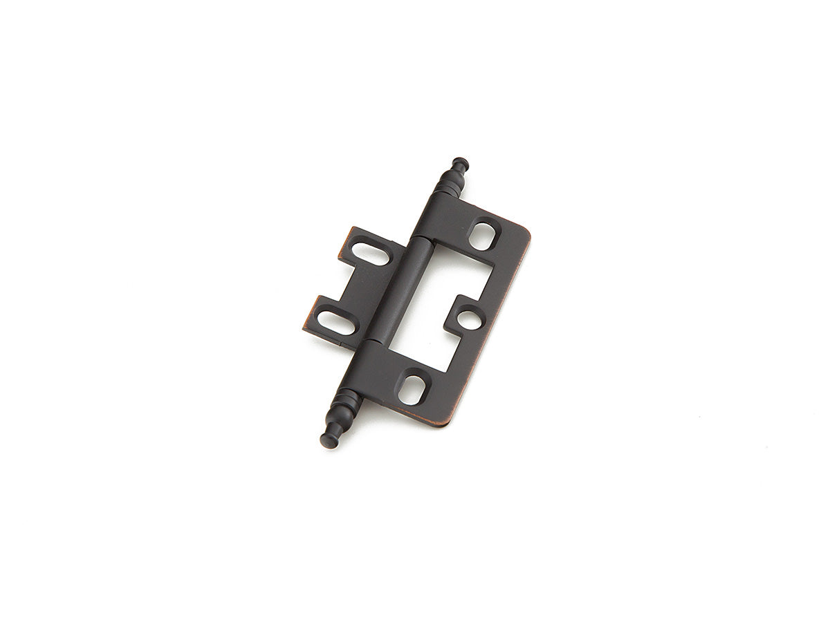 Schaub and Company 1100M-MIBZ hinge in polished chrome, additional view