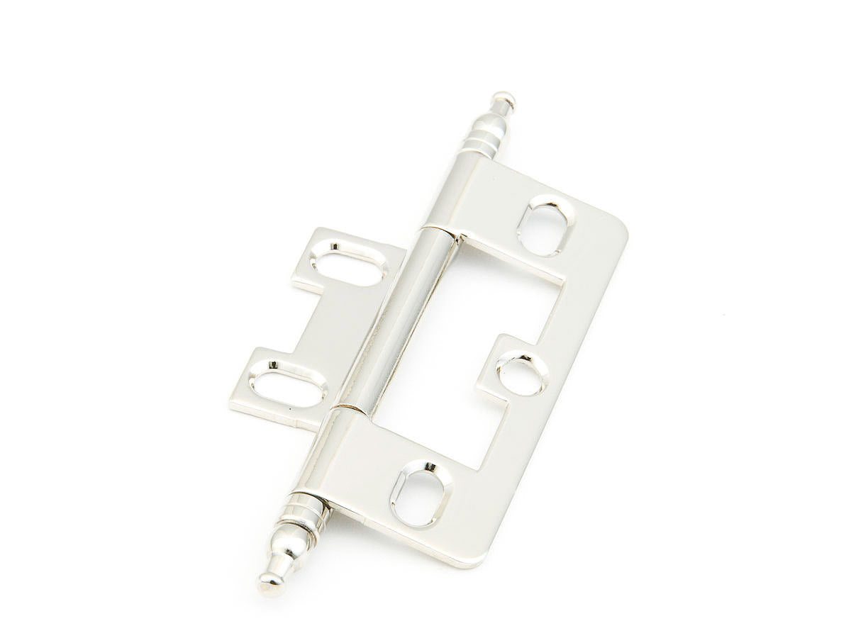 Schaub and Company 1100M-PN hinge in satin stainless, additional view