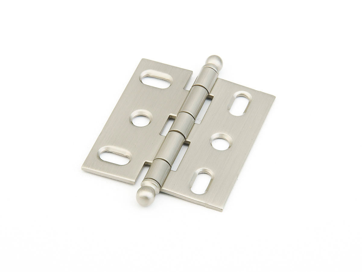 Schaub and Company 1111B-15 hinge in satin nickel, additional view