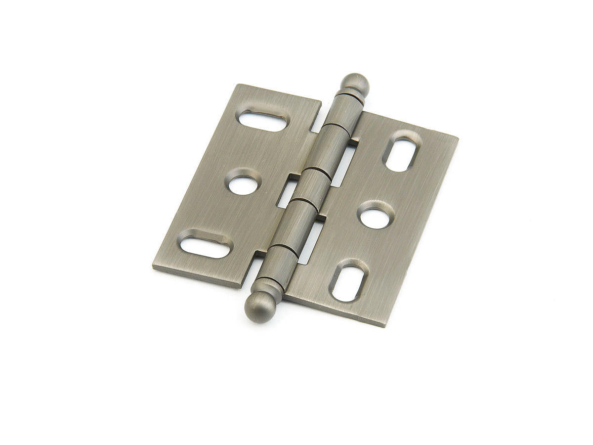 Schaub and Company 1111B-AN hinge in satin stainless, additional view