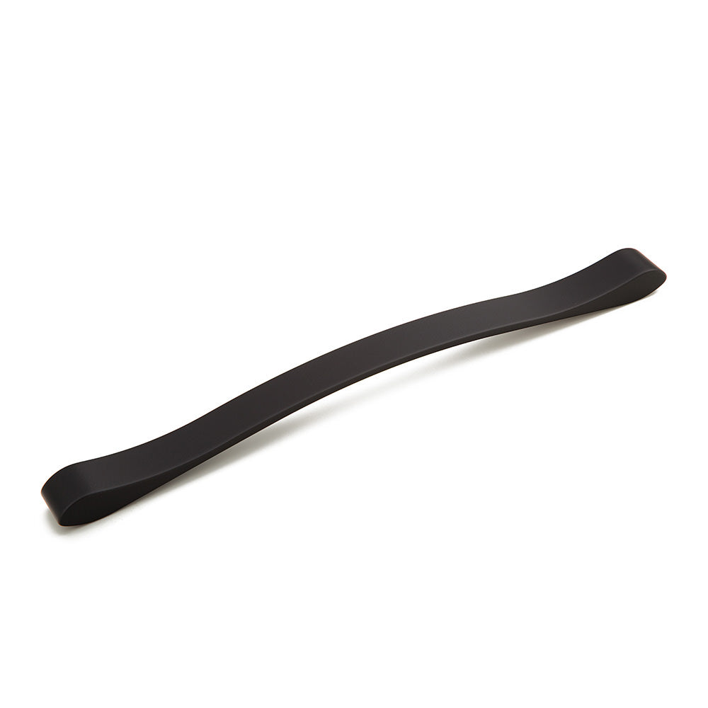 Schaub and Company 244-320-MB matte black / 320mm arched cabinet pull