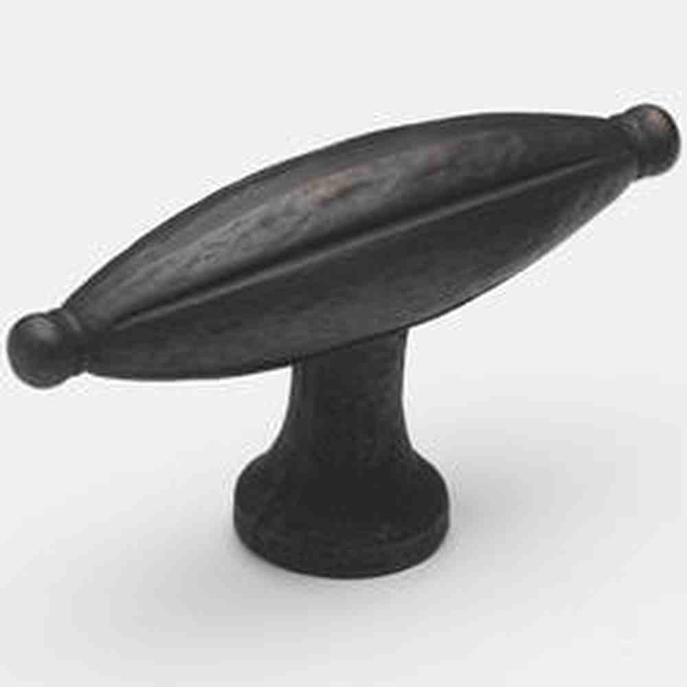 Schaub and Company 253-ABZ ancient bronze oval cabinet knob