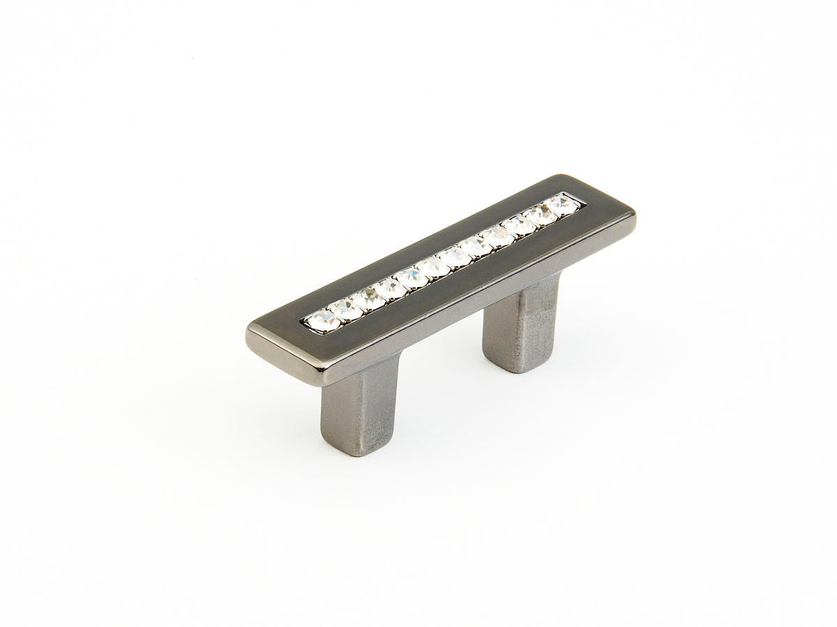 Schaub and Company 301-BC black chrome bar cabinet pull