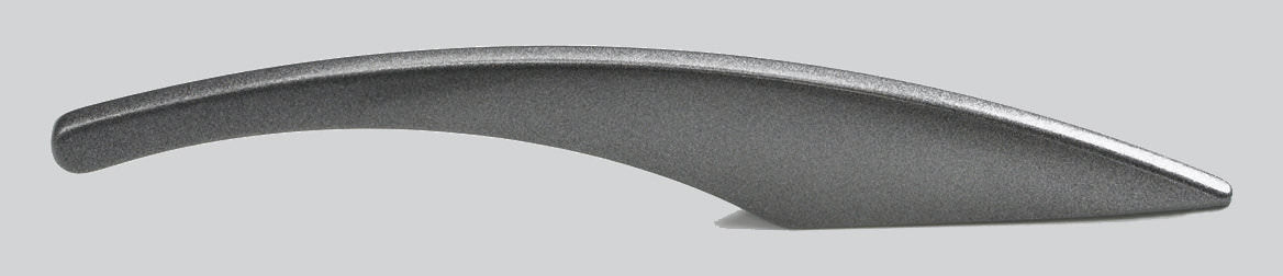 Schaub and Company 307-MSV milano silver cabinet pull