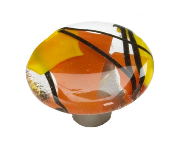 Schaub and Company 31 Ice Collection 1-1/2 Inch Diameter Mushroom Cabinet Knob