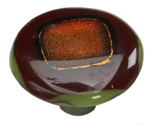 Schaub and Company 31 Ice Collection 1-1/2 Inch Diameter Mushroom Cabinet Knob