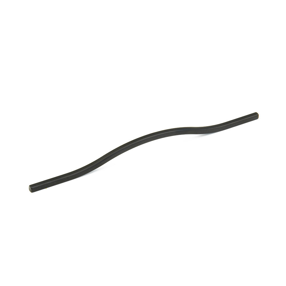 Schaub and Company 310-MB matte black arched cabinet pull