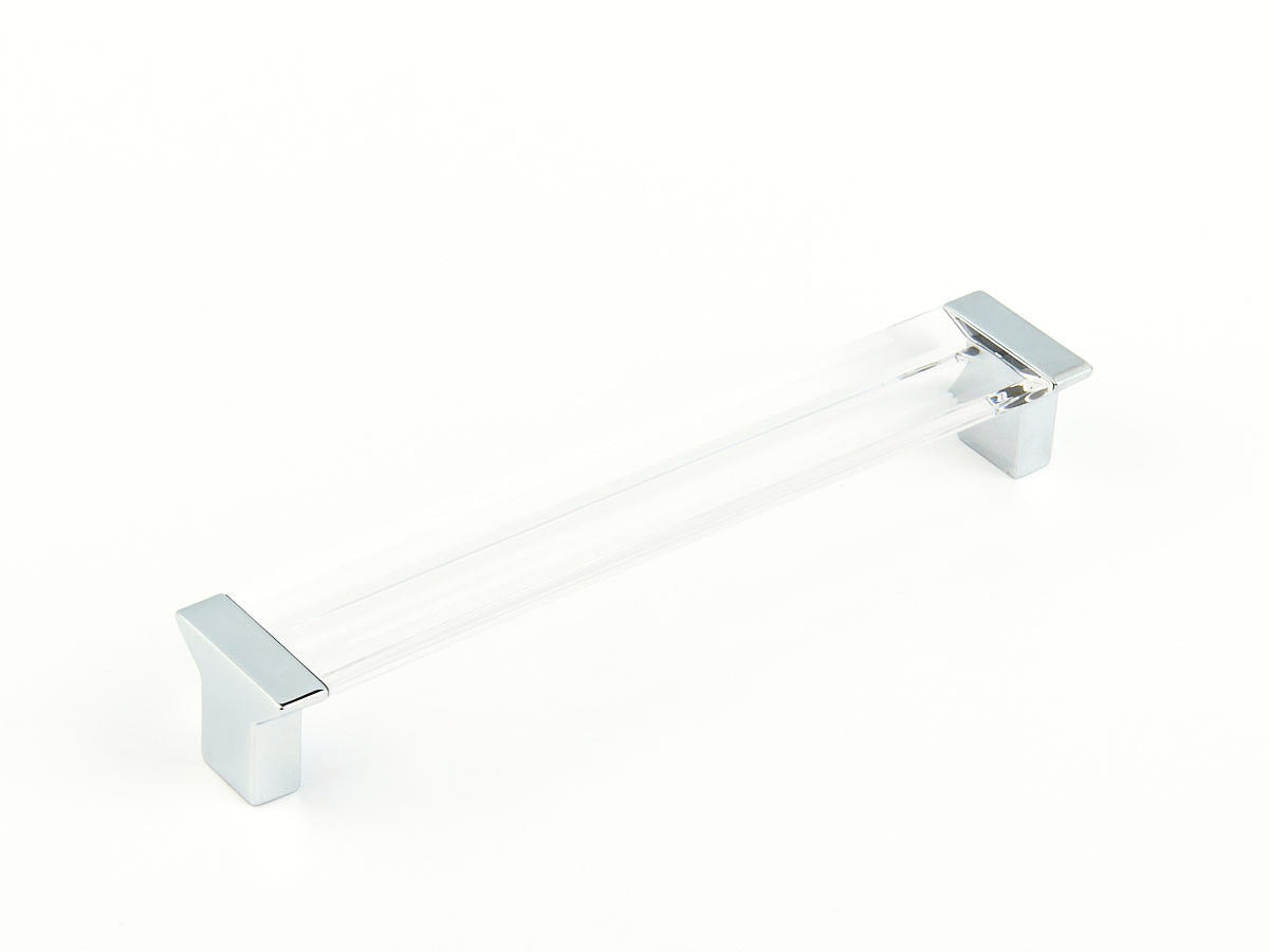 Schaub and Company 317-26-CL chrome clear bar cabinet pull