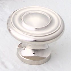 Schaub and Company 704-PN polished nickel mushroom cabinet knob