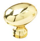 Schaub and Company 719 Solid Traditional Design Oval Cabinet Knob With 1-3/8" Diameter