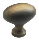 Schaub and Company 719 Solid Traditional Design Oval Cabinet Knob With 1-3/8" Diameter