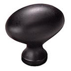 Schaub and Company 719 Solid Traditional Design Oval Cabinet Knob With 1-3/8" Diameter