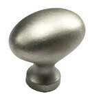 Schaub and Company 719 Solid Traditional Design Oval Cabinet Knob With 1-3/8" Diameter