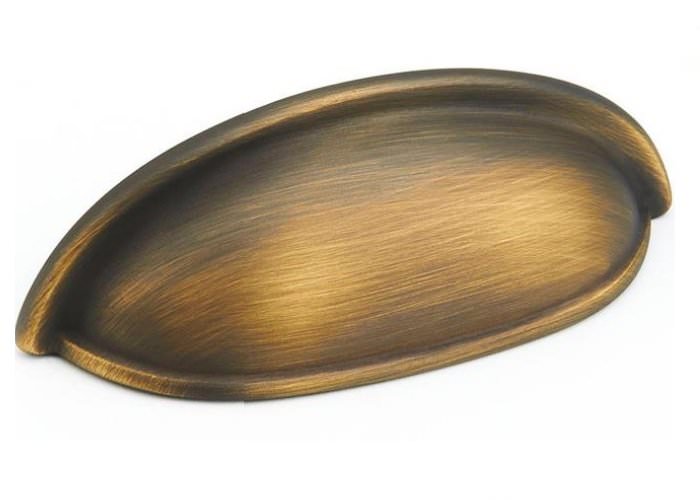 Schaub and Company 730-ALB hardware in satin stainless, additional view