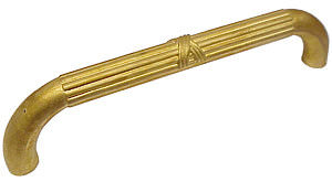 Schaub and Company 764-03 polished brass cabinet pull / appliance pull
