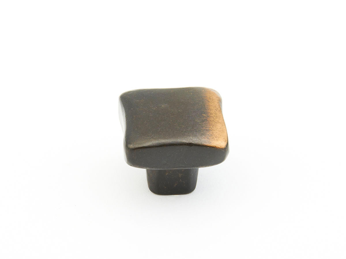 Schaub and Company 765-AZ antique bronze square cabinet knob