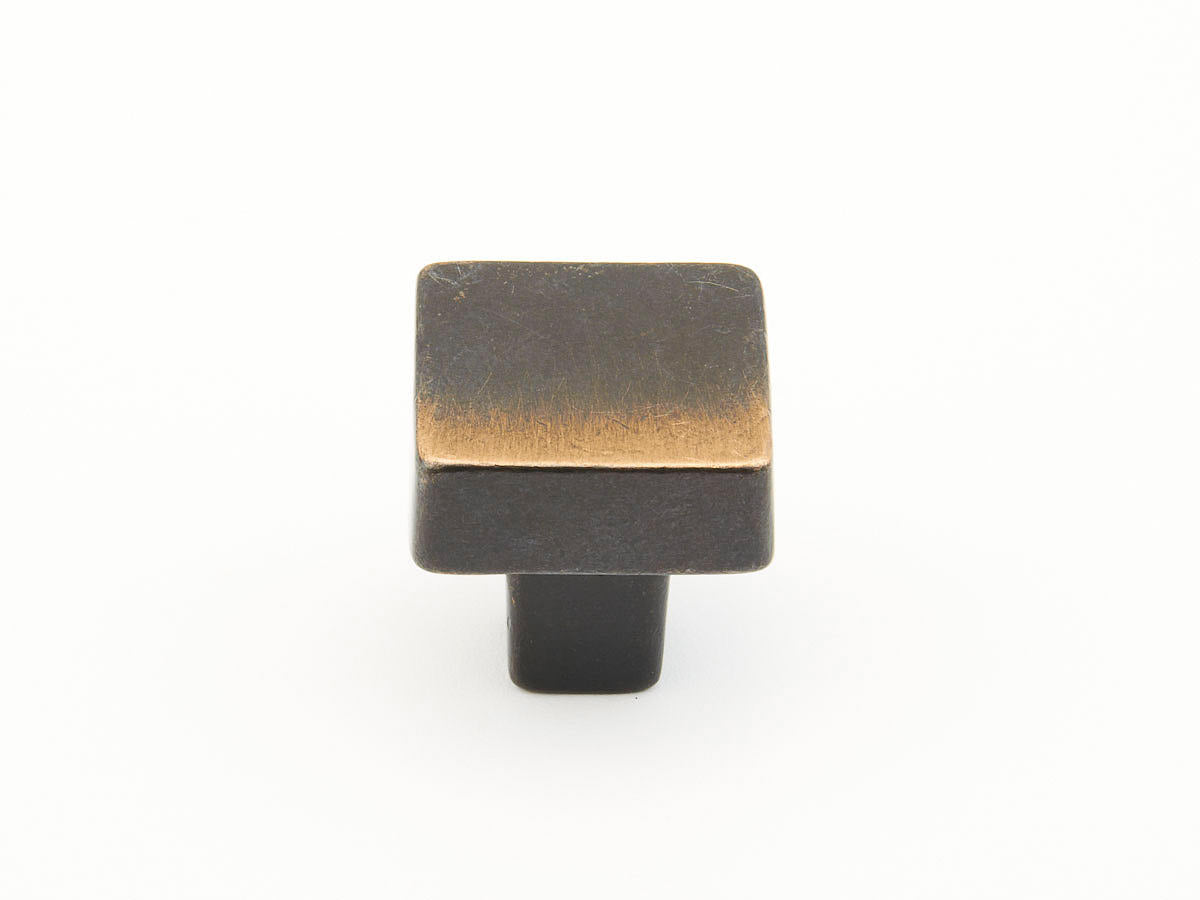 Schaub and Company 789-AZ antique bronze square cabinet knob