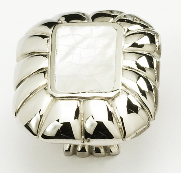 Schaub and Company 851-MOP-PN pearl / nickel designer cabinet knob