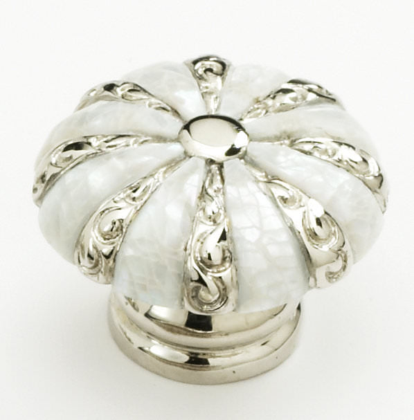 Schaub and Company 853-MOP-PN door knob in satin stainless, additional view