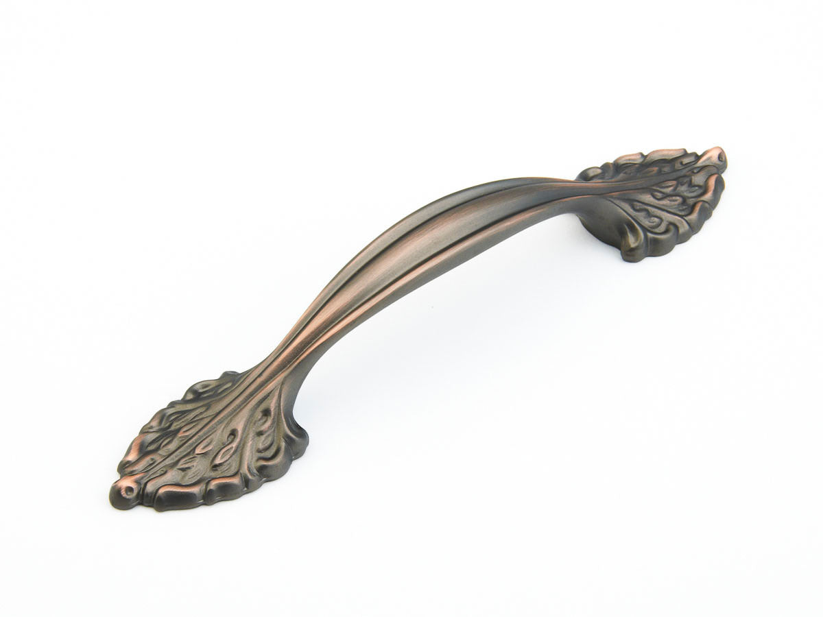 Schaub and Company 871-MIBZ michelangelo bronze arched cabinet pull