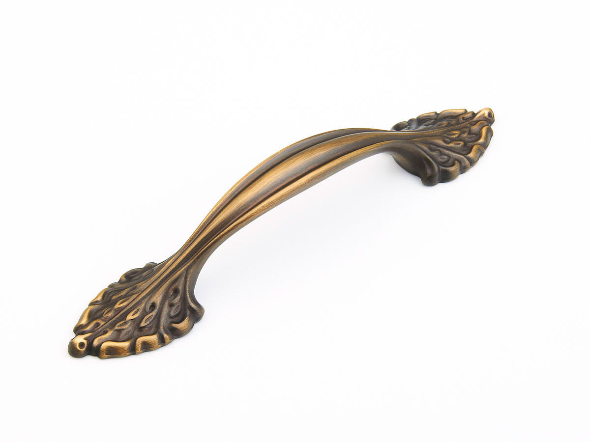 Schaub and Company 871-RB redington brass arched cabinet pull