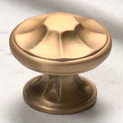 Schaub and Company 876 Empire Design Mushroom Cabinet Knob With 1-3/8" Diameter