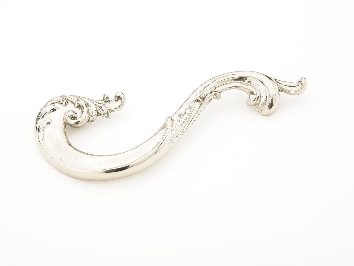 Schaub and Company 934L-WB white brass cabinet pull